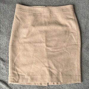 J. Crew Tan Pencil Skirt
